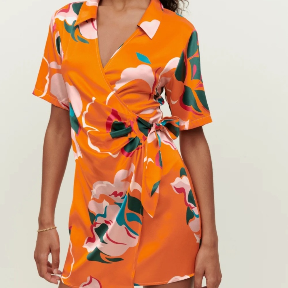 NWT Reformation Luxe Silk dress